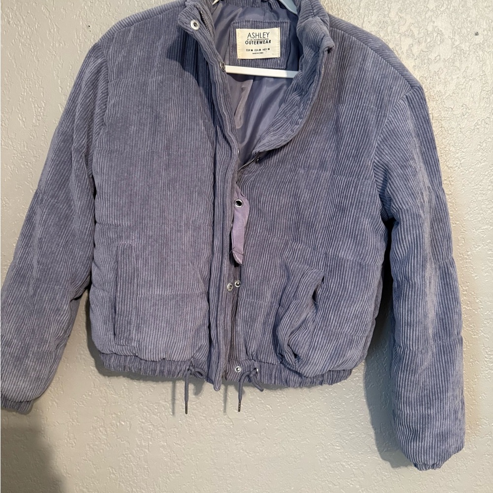 Ashley By 26 International Corduroy Jacket in Lavender Size Medium
